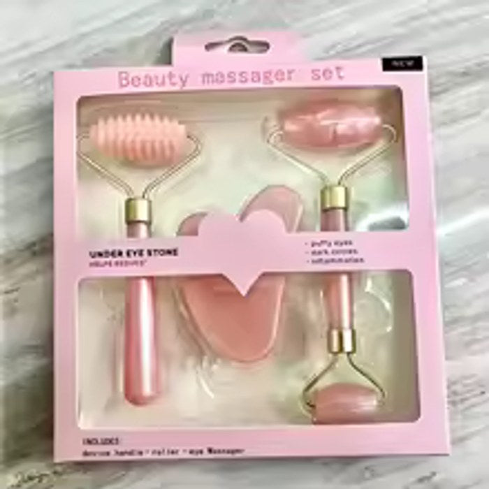 Set masajeador facial caja