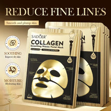 SADOER Mascarilla Facial de Colágeno Dorado